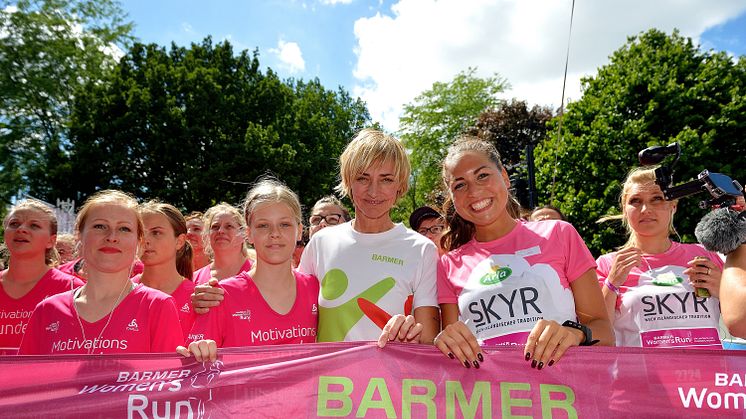 Als Premium Sponsor des BARMER Women’s Run mit dabei: Arla® Skyr