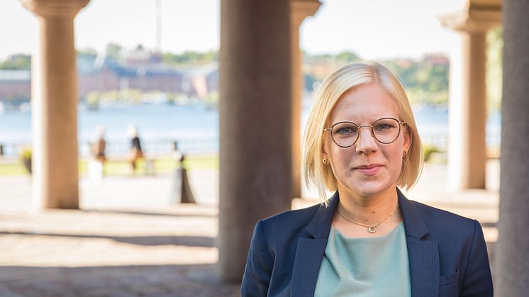 Karin Ernlund (C), idrottsborgarråd i Stockholms stad.