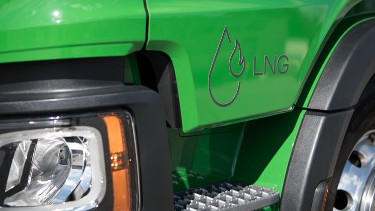 Für Scania LNG-Lkw können EU-Subventionen beantragt werden.
