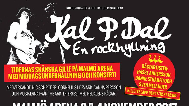 Kal P. Dal - en rockhyllning till Malmö Arena!