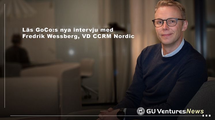 Läs GoCo:s intervju med Fredrik Wessberg, VD CCRM Nordic