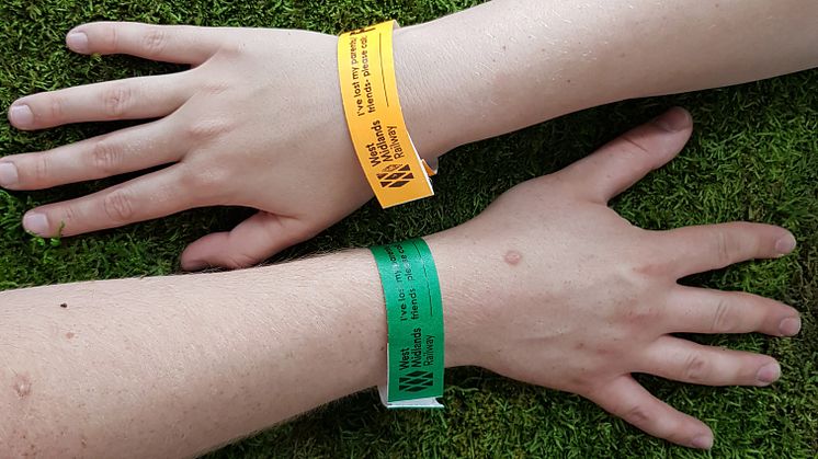 West Midlands Railway and London Northwestern Railway brand colours will be on display at this year's Fillongley Show, with orange, purple, green and grey wrist bands being issued to visitors on arrival. 