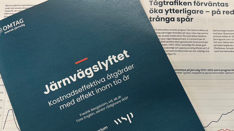 Ny rapport visar: Så kan svensk järnväg förbättras inom 10 år