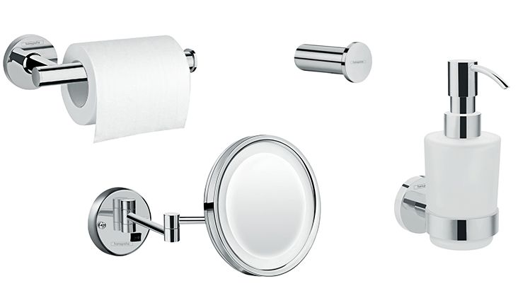 hansgrohe Logis Universal er et komplet sortiment af badeværelsestilbehør til en attraktiv pris.