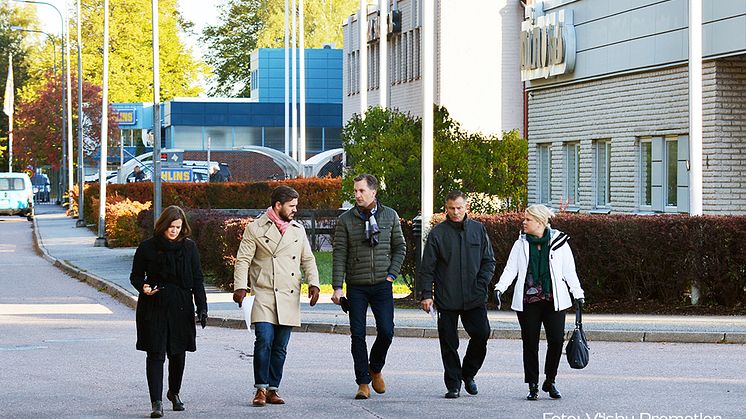 Walk and Talk för ett bättre företagsklimat i Upplands Väsby