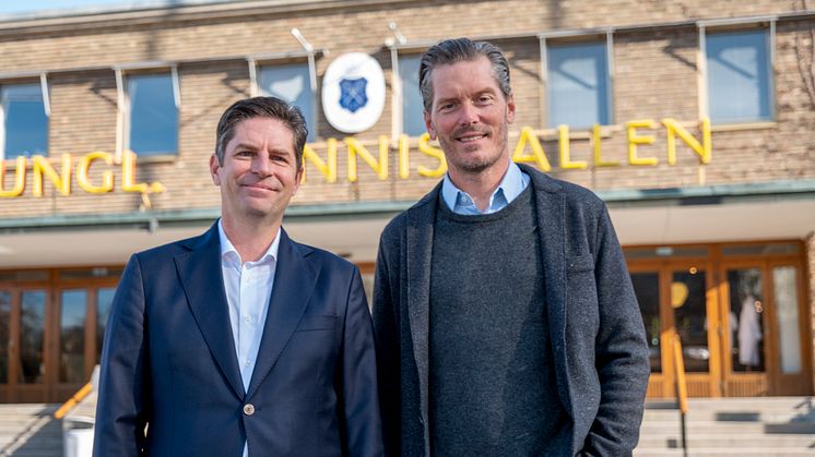 Jamie Perry, vd Stockholm Open Media & Marketing AB, Thomas Enqvist, Tournament Director Stockholm Open 2022