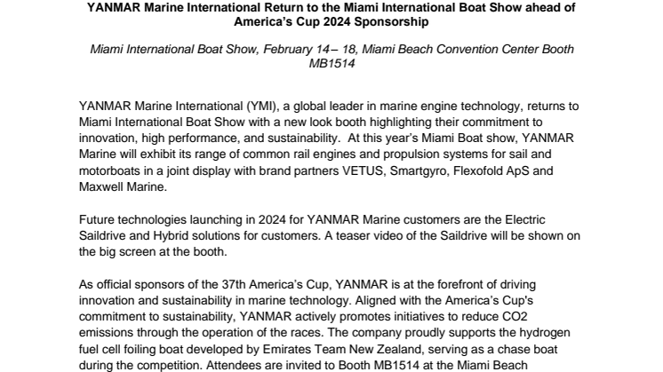 YANMAR Marine - Miami Boat Show .pdf