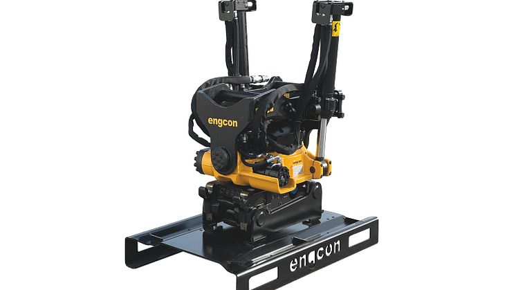 Engcon simplifies the transportation and storage of tiltrotators 