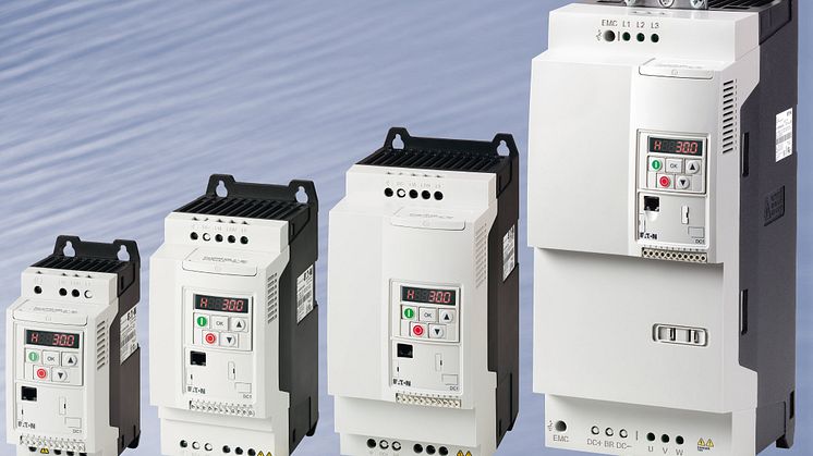 Eaton PowerXL DC1 frekvensomformare: Maximal flexibilitet, nu upp till 22 kW