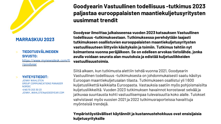 FI_FINAL_Goodyear's Sustainable Reality Survey 2023 reveals latest trends in European road transport fleets.pdf