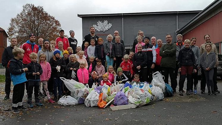 Hässleholms handbollsklubb har infört plogging i klubben. Foto: Elvira Olsson