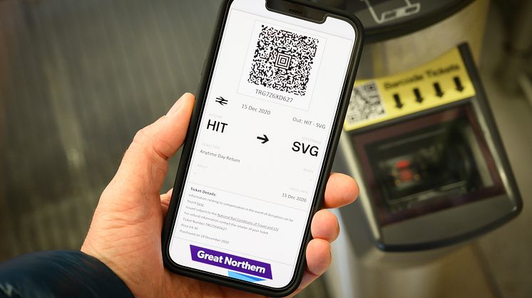 Smartphone e-tickets speed passengers on their way and help everyone to socially-distance