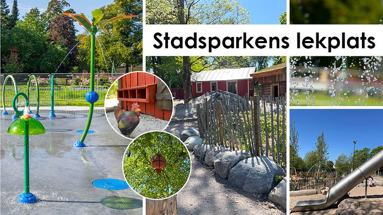 Nu invigs nya lekplatsen i Stadsparken – en spännande mötesplats och utflyktsmål