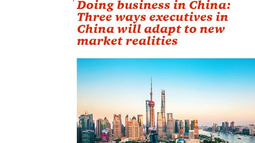 Over half of China and HK executives plan to increase investment in China 