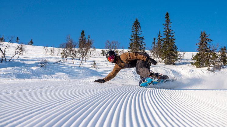 Stöten i Sälen - Action snowboard Granen
