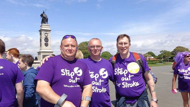 Local Stroke survivor Richard encourages everyone to join him and Step Out for stroke