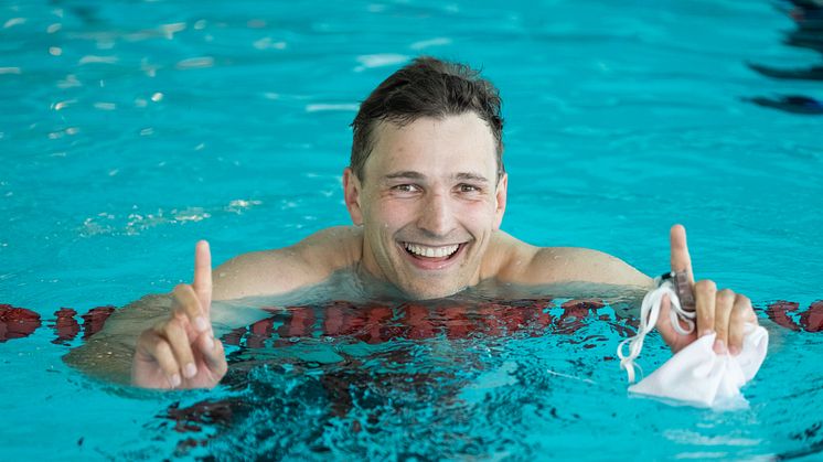 Manche Veolia Wasserexperten haben auch nach der Arbeit eine regelrechte Passion für das Wasser, z.B. Martin Moisel, operativer Leiter Trinkwasser. Er erschwamm ganze 11 Medaillen bei den World Company Sport Games in Mexiko.