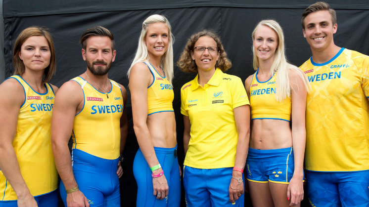 Craft is the new Offical partner/clothing supplier to the Swedish Athletics national team