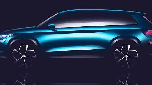 SKODA viser den nye SUV konceptbil VisionS på det kommende Geneve Motorshow.