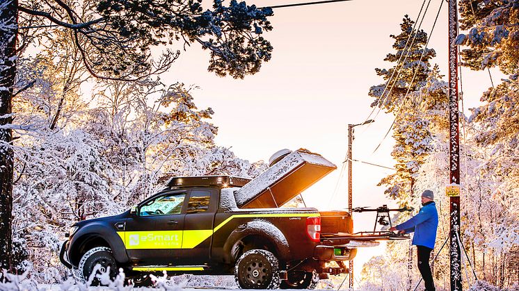 Her er den norskutviklede Ford Ranger dronebilen!