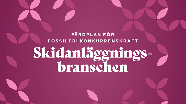 Skidanläggningarnas färdplan för fossilfri konkurrenskraft