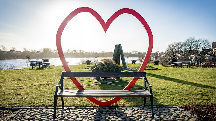 Falkenberg sprider kärlek under alla hjärtans dag