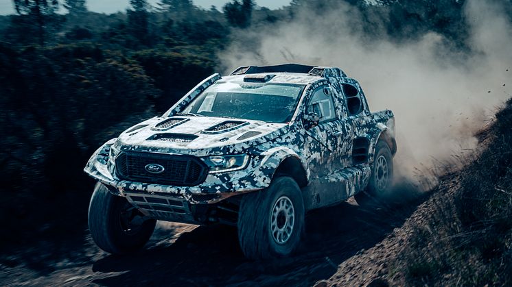 Ford Performance se pregătește de participarea în Raliul Dakar cu spectaculosul Ranger Raptor T1+