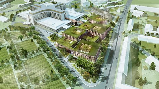 Tyréns konstruerar den nya sjukhusbyggnaden i Helsingborg