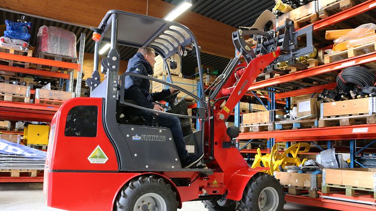 Trejon Flexitrac iON - Trejons första eldrivna kompaktlastare.