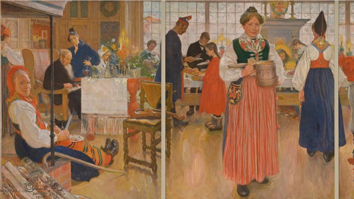 Nu är det jul igen – Carl Larsson