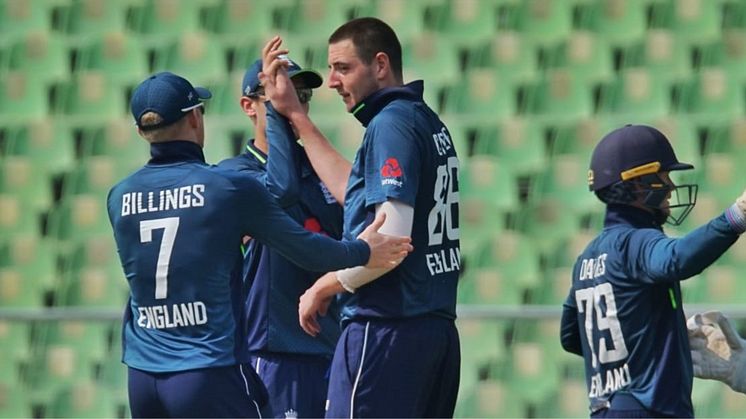 Nottinghamshire spinner Matt Carter took two wickets on his England Lions debut (credit: Subhash Kumarapuram)