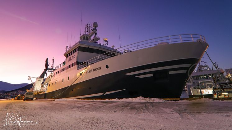 RV Helmer Hanssen before departure from Tromsø (Photo: Frida Cnossen)