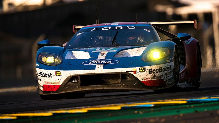 Rang zwei beschert der Crew des Ford GT mit der Startnummer 67 doppelte WM-Punkte für die Langstrecken-Weltmeisterschaft WEC