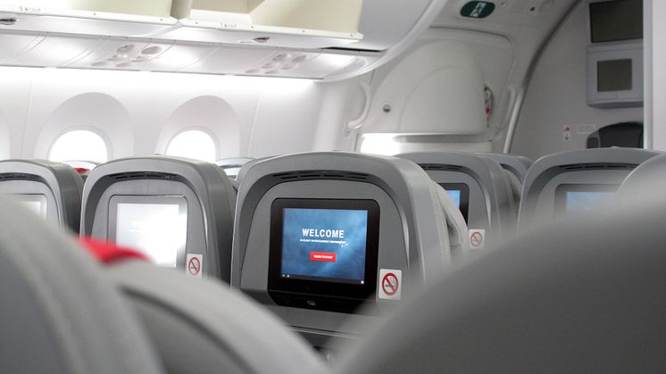 Norwegian lancerer verdens første Android™–baserede underholdningssystem om bord på 787 Dreamliner