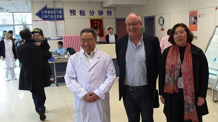 Akutsjukhus i Kina får hjälp av Göteborgsföretag