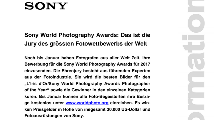 ​Sony World Photography Awards: Das ist die Jury des grössten Fotowettbewerbs der Welt