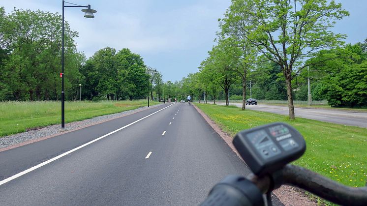 De senaste åren har nya, breda pendlingscykelbanor byggts på flera håll i Göteborg. Bild: Göteborgs Stad