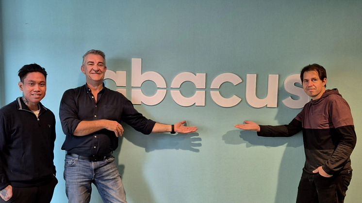 Salgsgjengen i Abacus IT. F.v: Erik Vo, Per Christian Olsen og Carl-Erik Lindblad.