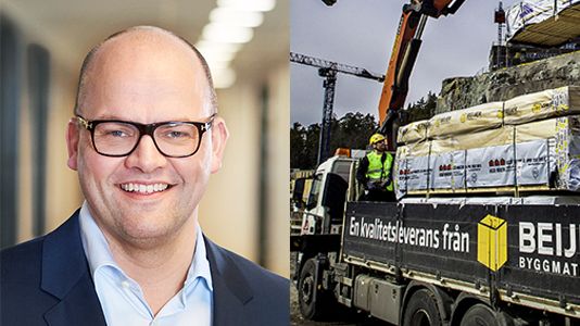 Geir Thomas Fossum, CEO på Beijer Byggmaterial.