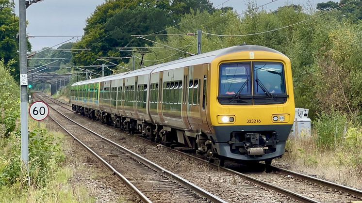 Charity train ride marks end of the line for West Midlands Railway’s popular Class 323 fleet