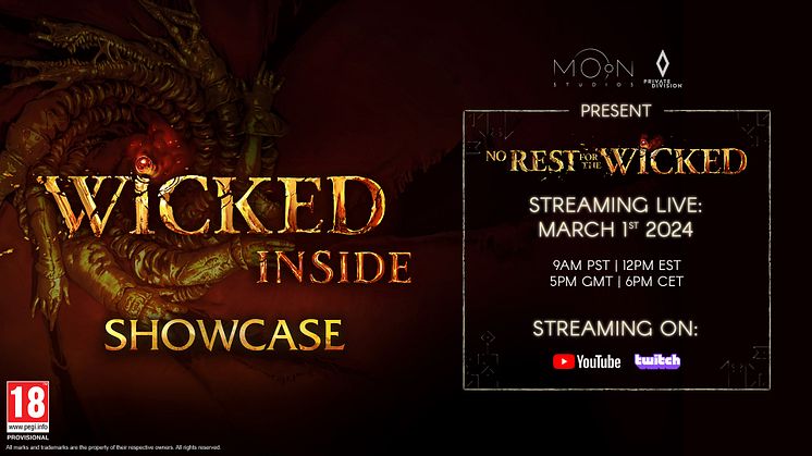 No Rest for the Wicked: Get Ready for the “Wicked Inside” Showcase & Score a Twitch Drop