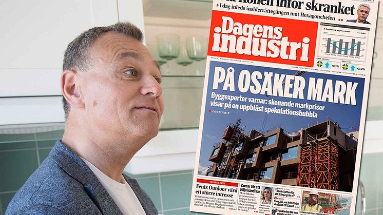 Jonas Spangenberg, VD BoKlok, i Dagens Industri