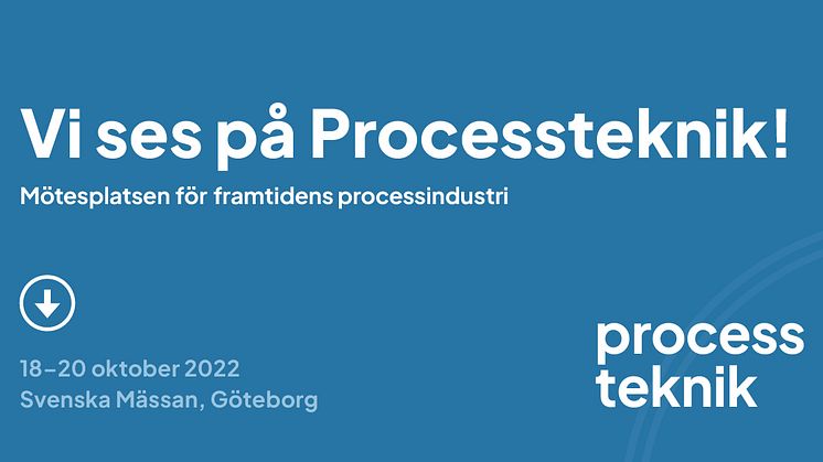 Hydroscand ställer ut på Processteknik 2022