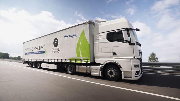 Färska tester från DB Schenker och Trailer Dynamics visar att eTrailers minskar bränsleförbrukningen av diesel med upp till 55 procent.