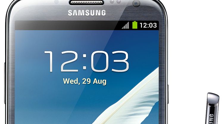 Nu finns Galaxy Note II 4G hos 3 - Efterträdaren till succémobilen Galaxy Note