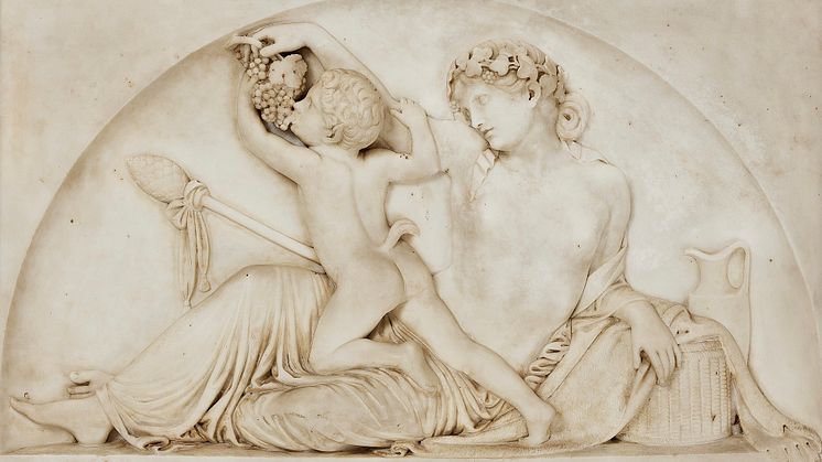 'Bacchante and Satyr' by Bertel Thorvaldsen.