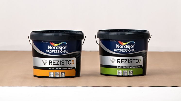 Nordsjö Professional Rezisto Easy Clean – väggfärg som är både miljömärkt och har en extra tålig yta