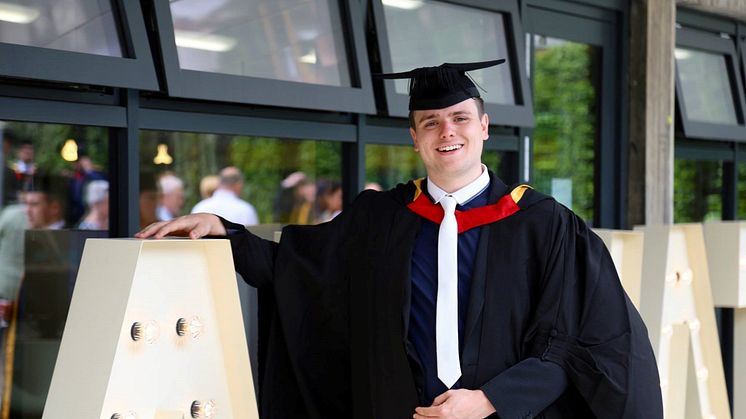 Northumbria University Maths graduate Jack Clare