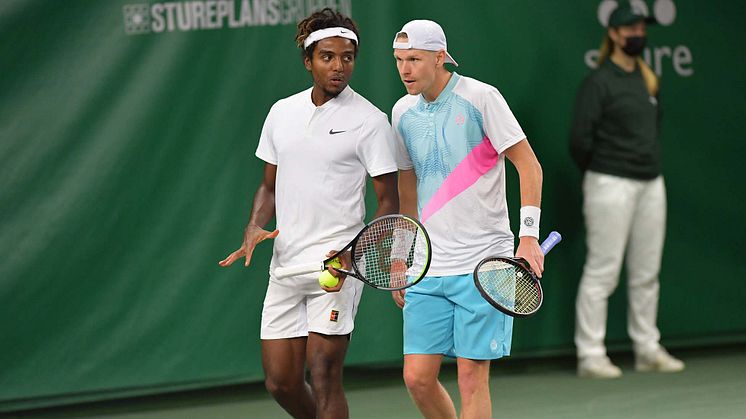 Elias Ymer & Markus Eriksson at Stockholm Open