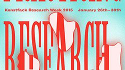 Konstfack Research Week ger nya perspektiv på teori, praktik och relationer
